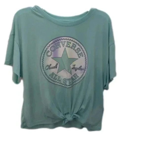 Converse Chuck Taylor Tie Front Tee - Picture 1 of 5